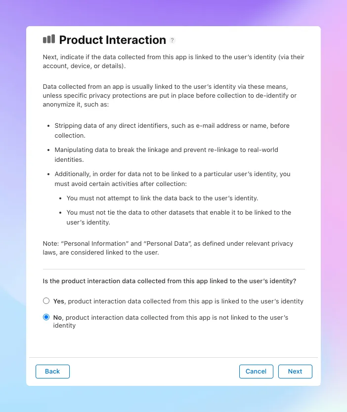 Product Interaction User Identification